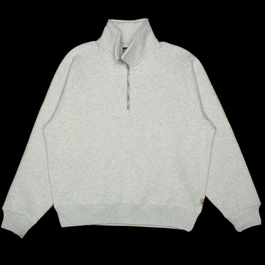 Stussy - Fleece Raglan Zip Mock
Style # 118573
Color : Ash Heather