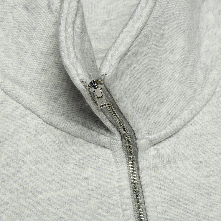 Stussy - Fleece Raglan Zip Mock
Style # 118573
Color : Ash Heather