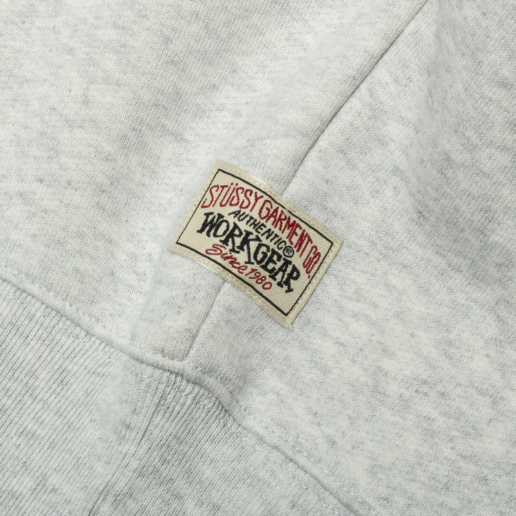 Stussy - Fleece Raglan Zip Mock
Style # 118573
Color : Ash Heather