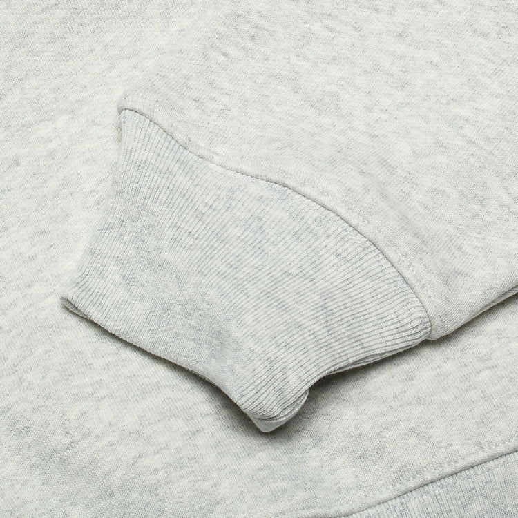 Stussy - Fleece Raglan Zip Mock
Style # 118573
Color : Ash Heather