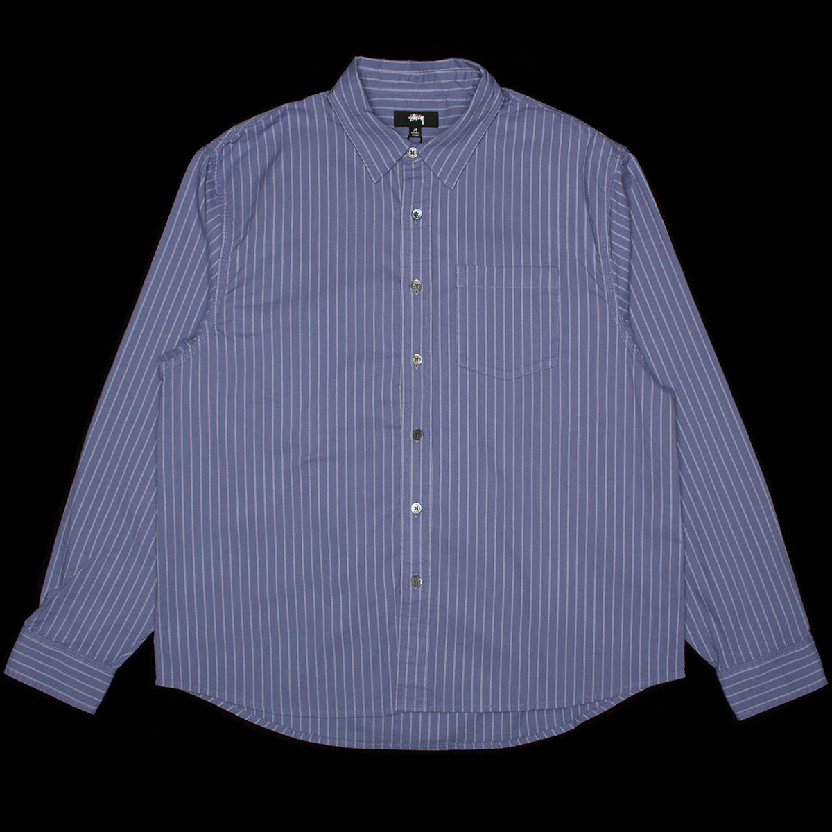 Stussy - Oxford L/S Shirt
Style # 1110364
Color : Blue Stripe