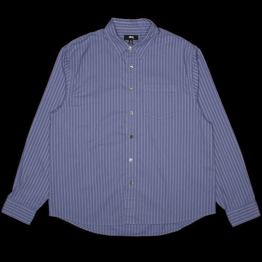 Stussy - Oxford L/S Shirt
Style # 1110364
Color : Blue Stripe