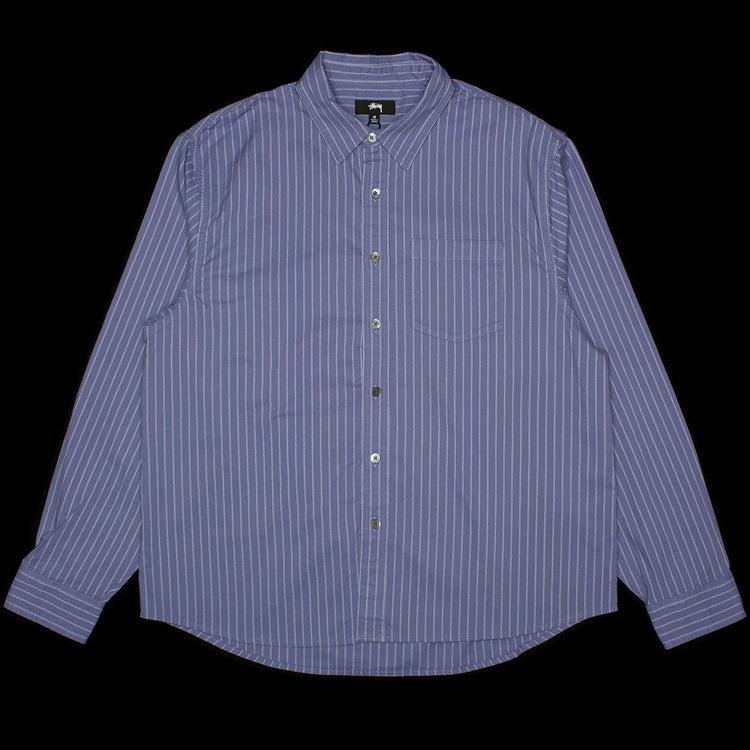 Stussy - Oxford L/S Shirt
Style # 1110364
Color : Blue Stripe
