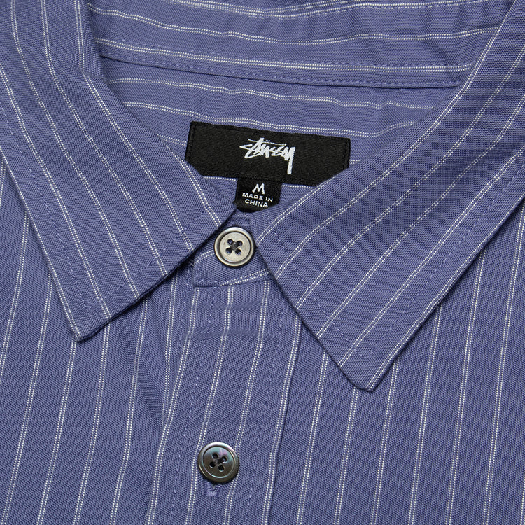 Stussy - Oxford L/S Shirt
Style # 1110364
Color : Blue Stripe