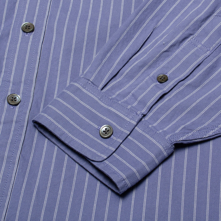 Stussy - Oxford L/S Shirt
Style # 1110364
Color : Blue Stripe