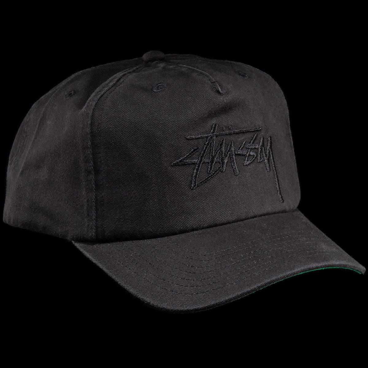 Stussy - Big Stock Mid Depth Cap
Style # 1311145
Color : Black