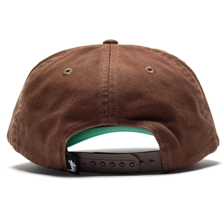 Stussy - Big Stock Mid Depth Cap
Style # 1311145
Color : Chocolate