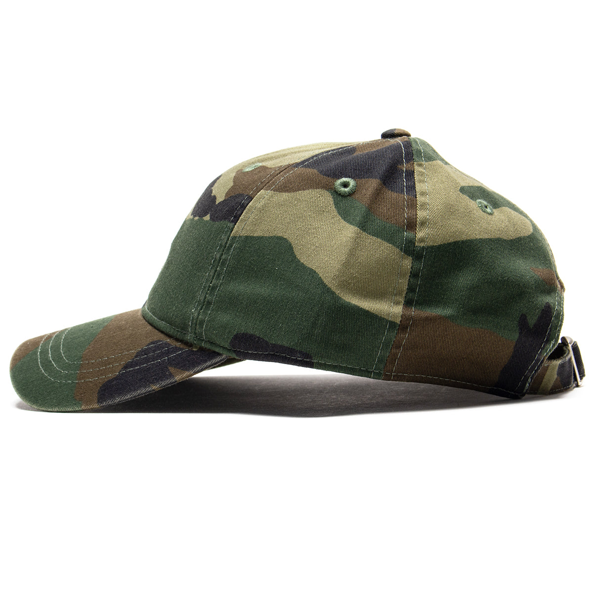 Stussy - Basic Washed Low Pro Cap
Style # 1311163
Color : Woodland Camo
