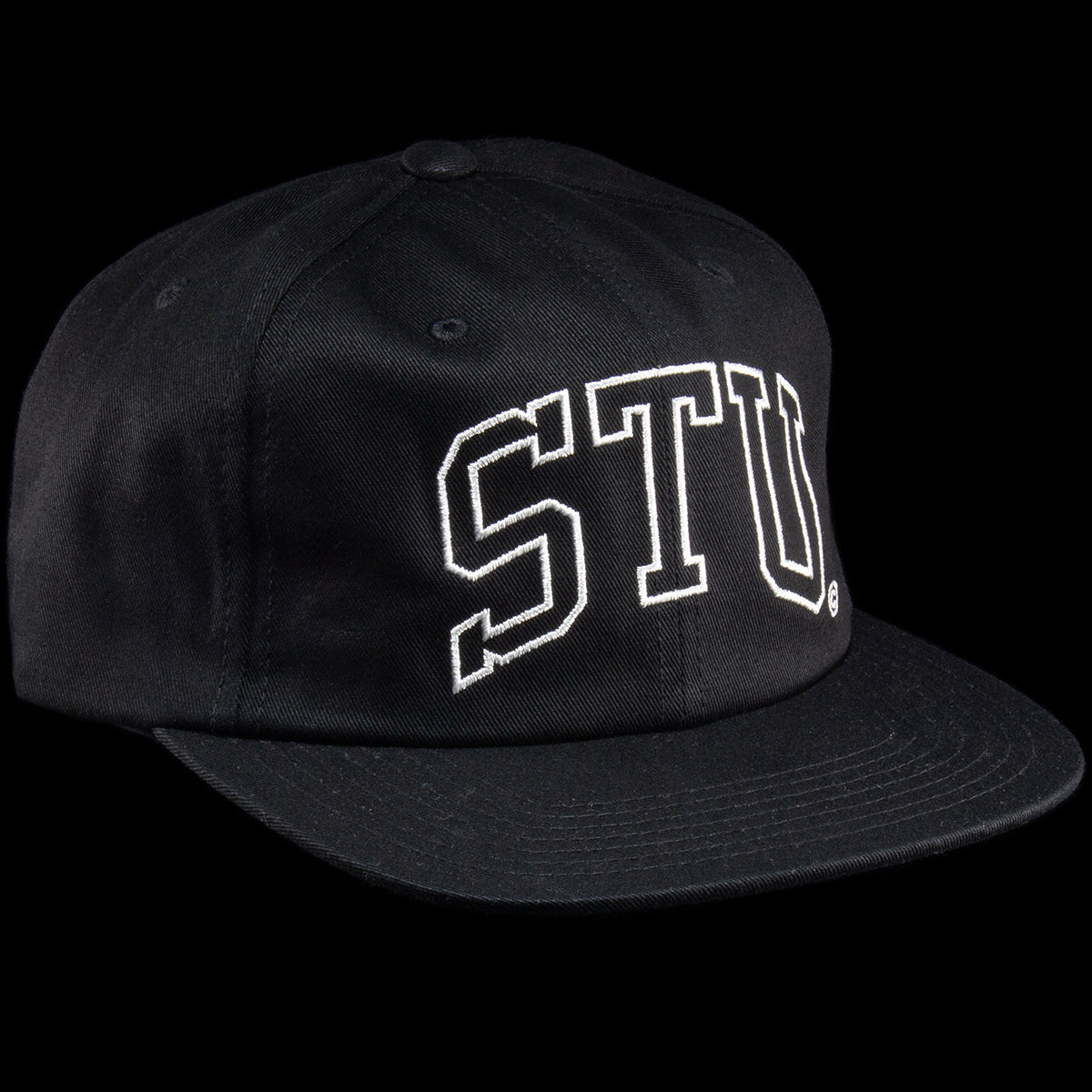 Stussy - Stu Arch Strapback
Style # 1311066
Color : Black