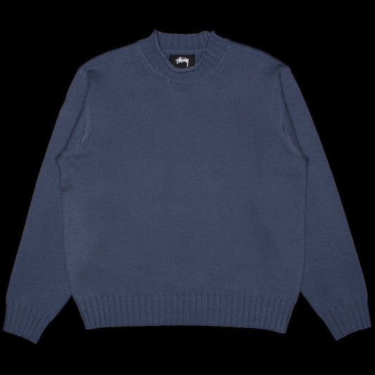 Stussy - Tonal Mock Neck Sweater
Style # 117276
Color : Washed Blue