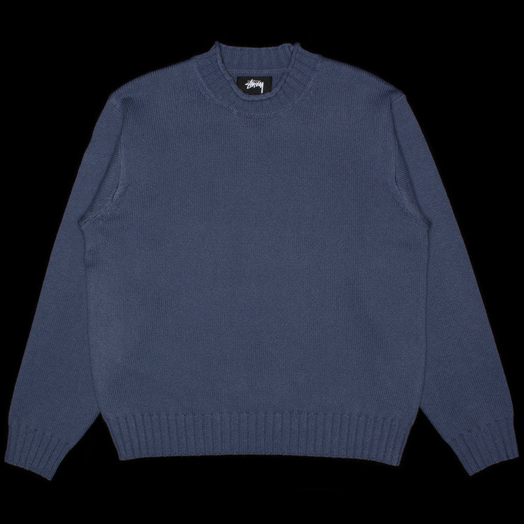 Stussy - Tonal Mock Neck Sweater
Style # 117276
Color : Washed Blue