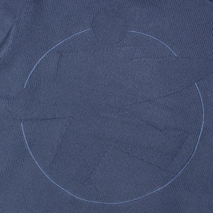 Stussy - Tonal Mock Neck Sweater
Style # 117276
Color : Washed Blue