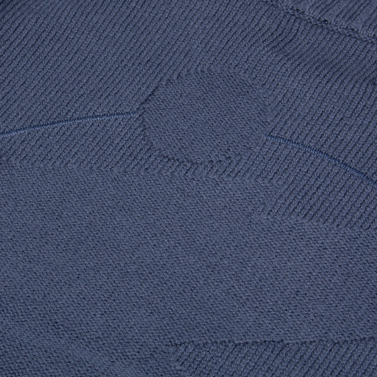 Stussy - Tonal Mock Neck Sweater
Style # 117276
Color : Washed Blue