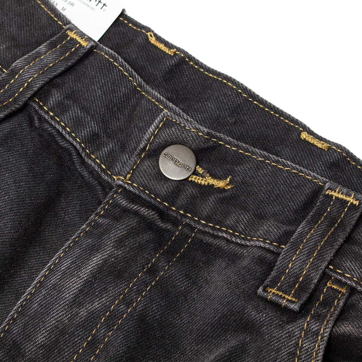 Carhartt WIP - Brandon Pant
Style # I035893-890R
Color : Black (Tobacco Used Wash)