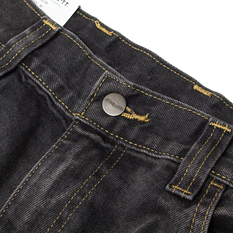 Carhartt WIP - Brandon Pant
Style # I035893-890R
Color : Black (Tobacco Used Wash)