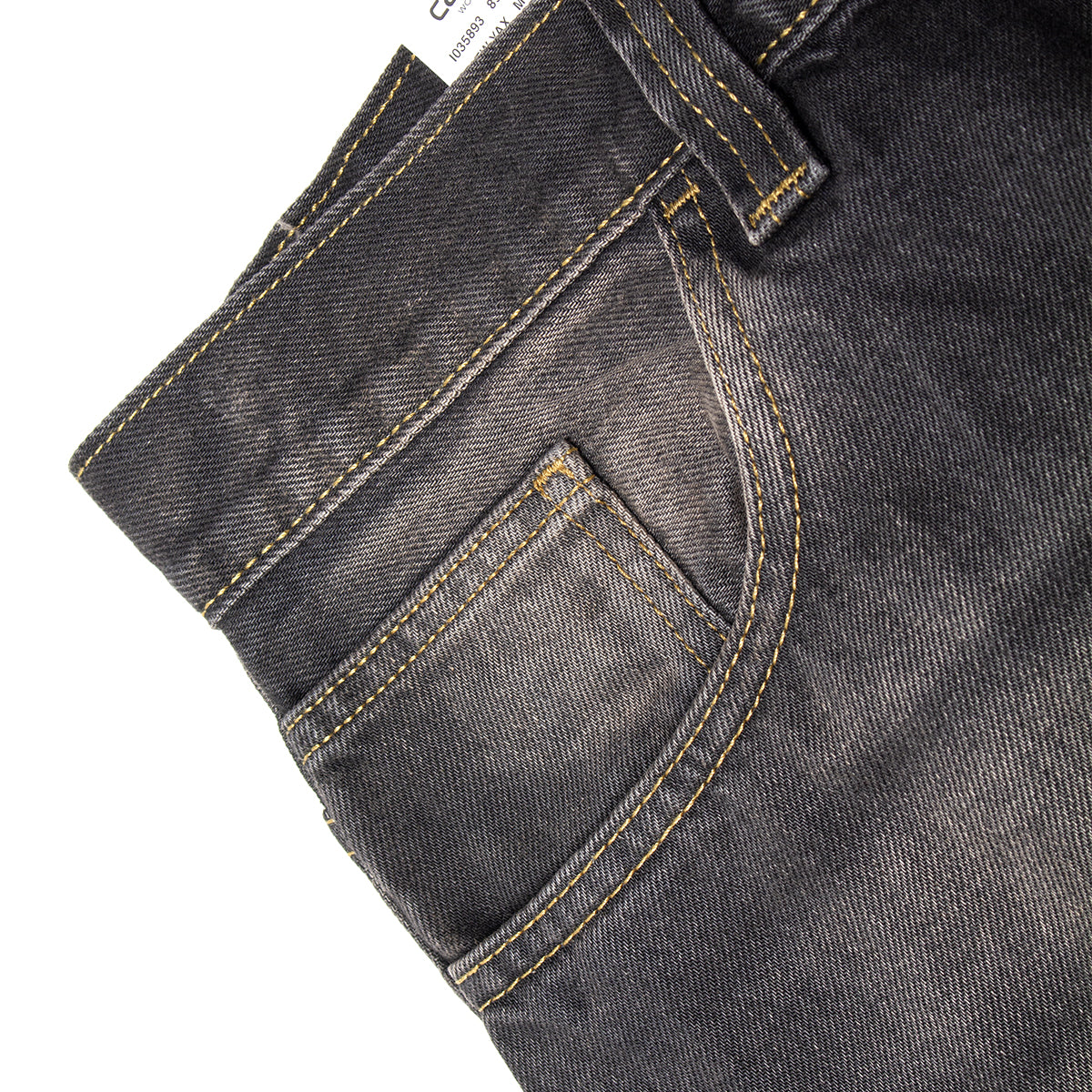 Carhartt WIP - Brandon Pant
Style # I035893-890R
Color : Black (Tobacco Used Wash)