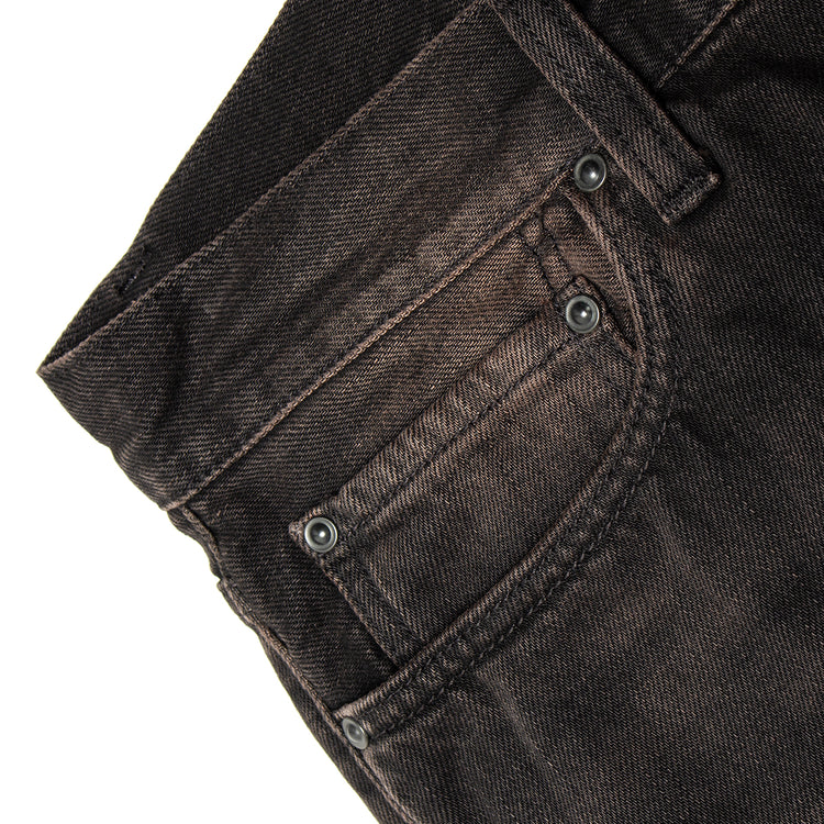Carhartt WIP - Aaron Pant
Style # I036728-890R
Color : Black (Tobacco Used Wash)