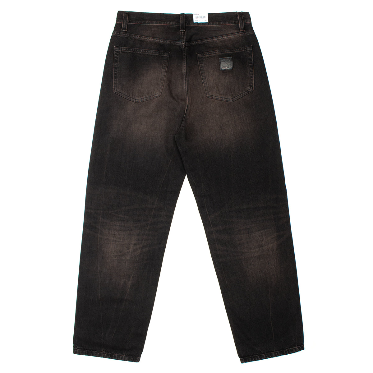 Carhartt WIP - Aaron Pant
Style # I036728-890R
Color : Black (Tobacco Used Wash)