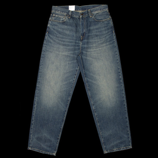 Carhartt WIP - Aaron Pant
Style # I036728-010U
Color : Blue (Mid Worn Used)