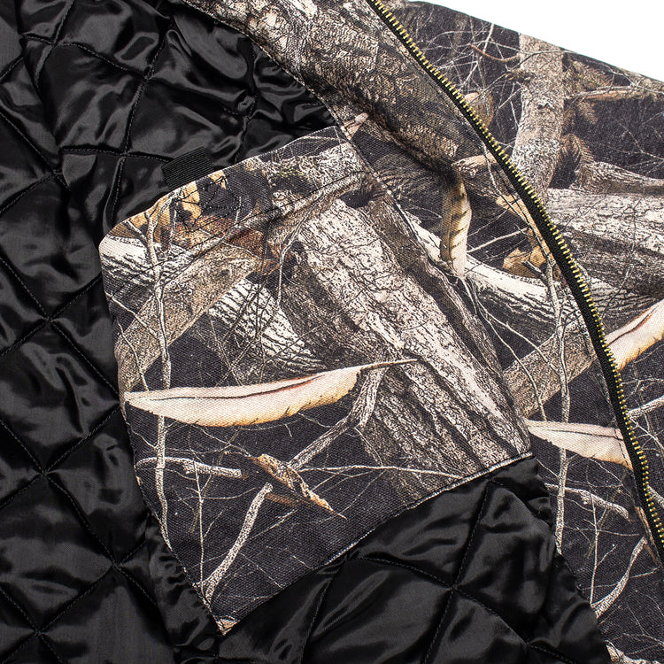 Carhartt WIP - OG Active Jacket (Winter)
Style # I035612-3X5
Color : Camo Feather Tree / Black (Heavy Stone Canvas)