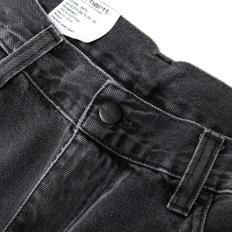 Carhartt WIP - Landon Pant
Style # I030468-897X
Color : Black (Marble Used Wash)