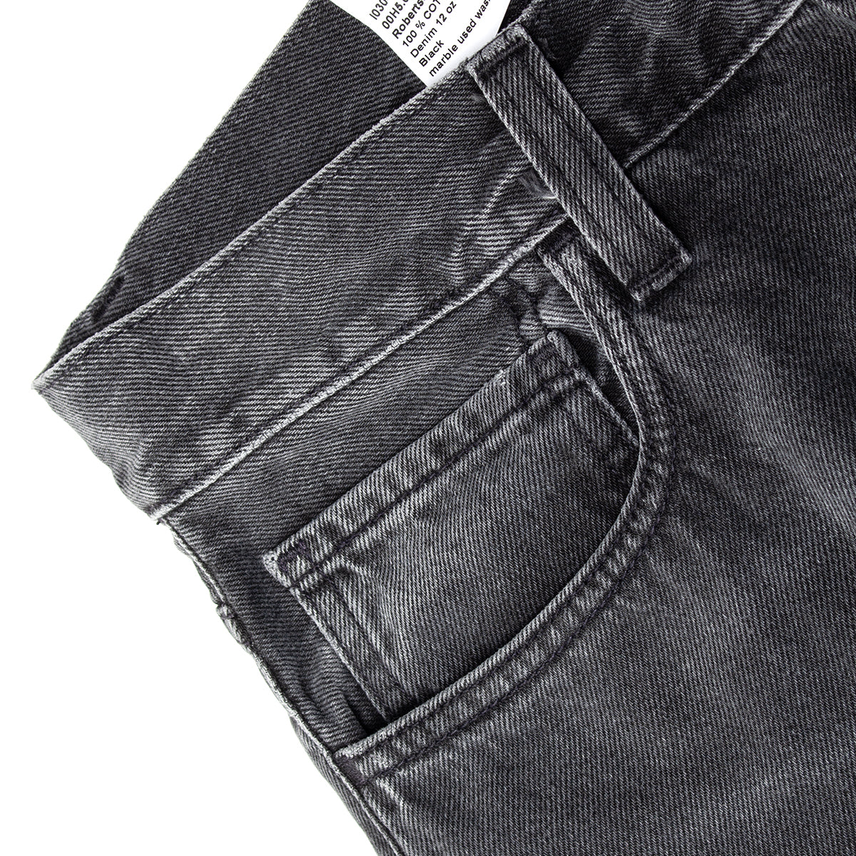  Carhartt WIP - Landon Pant
Style # I030468-897X
Color : Black (Marble Used Wash)