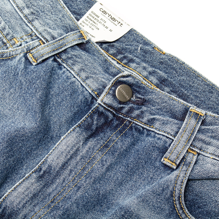 Carhartt WIP - Landon Pant
Style # I030468-017X
Color : Blue (Marble Used Wash)