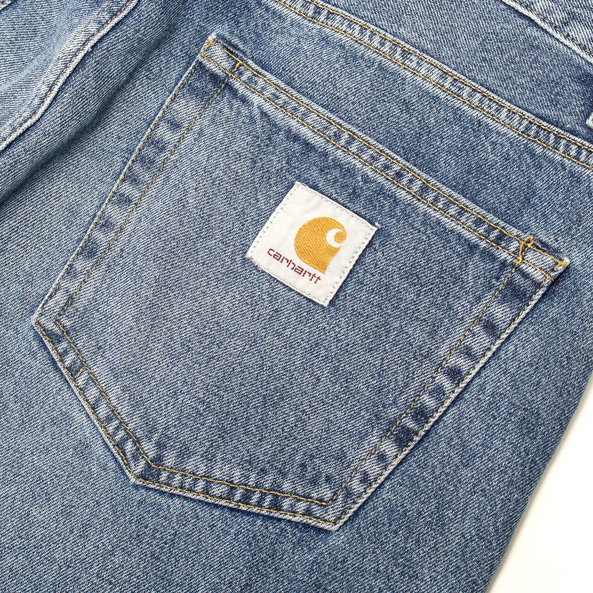Carhartt WIP - Landon Pant
Style # I030468-017X
Color : Blue (Marble Used Wash)