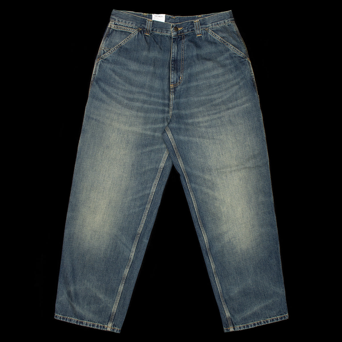 Carhartt WIP - OG Single Knee Pant
Style # I034871-010U
Color : Blue (Mid Worn Used)