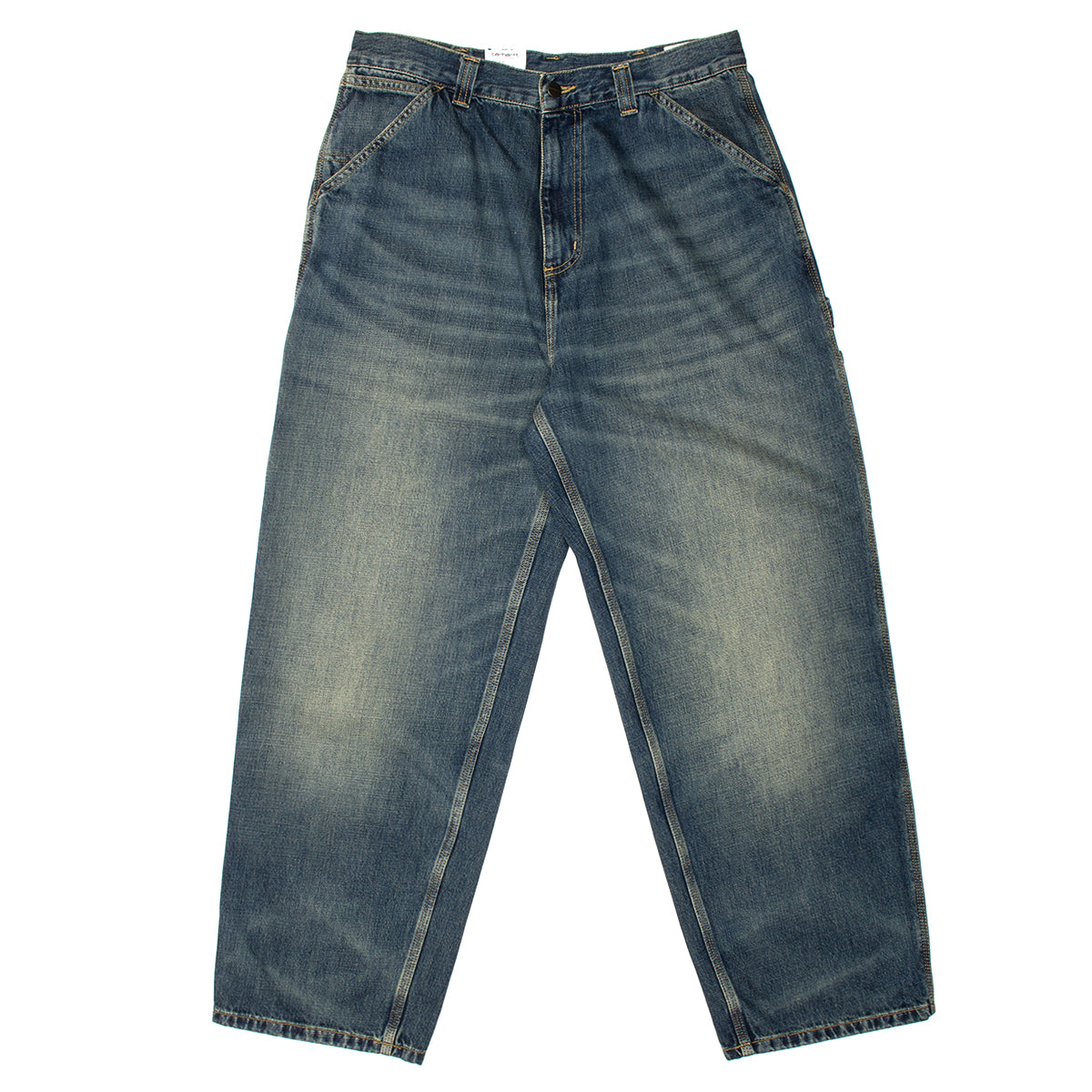 Carhartt WIP - OG Single Knee Pant
Style # I034871-010U
Color : Blue (Mid Worn Used)