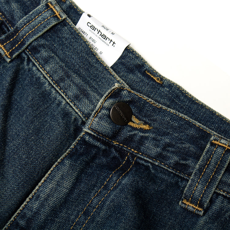 Carhartt WIP - OG Single Knee Pant
Style # I034871-010U
Color : Blue (Mid Worn Used)