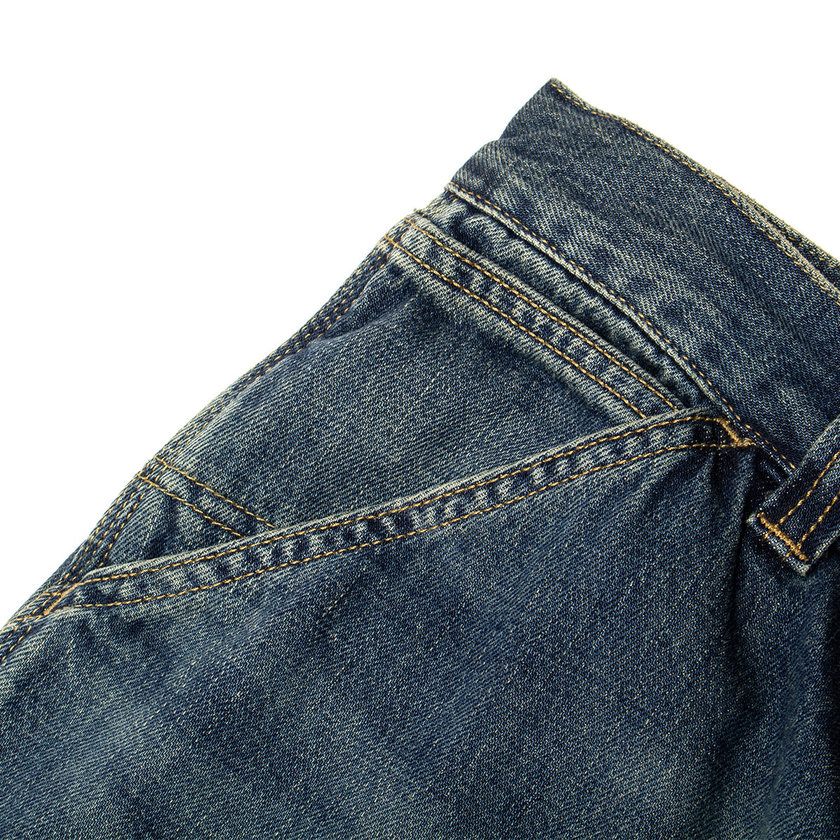 Carhartt WIP - OG Single Knee Pant
Style # I034871-010U
Color : Blue (Mid Worn Used)