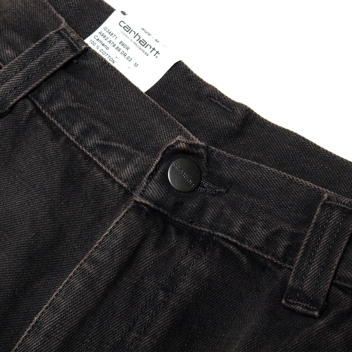 Carhartt WIP - OG Single Knee Pant
Style # I034871-890U
Color : Black (Mid Worn Used)
