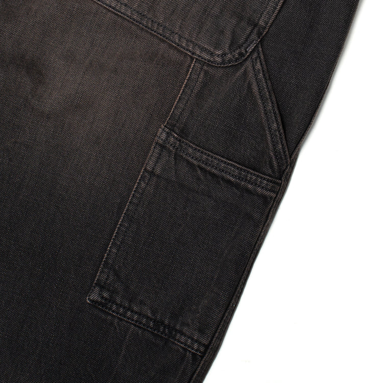 Carhartt WIP - OG Single Knee Pant
Style # I034871-890U
Color : Black (Mid Worn Used)