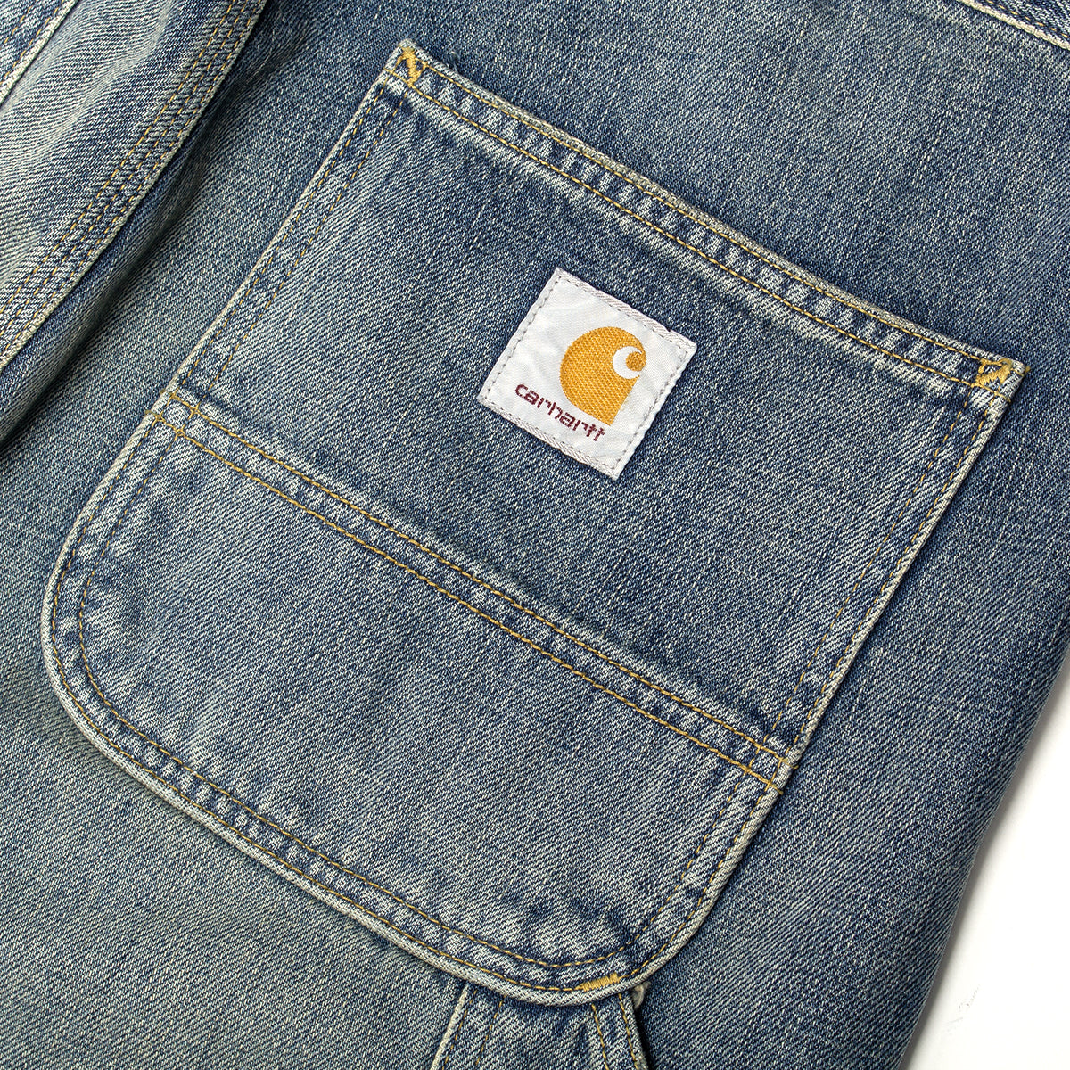 Carhartt WIP - Oakland Double Knee Pant&nbsp;
Style # I037533-014Q
Color : Blue (Worn Used Wash)