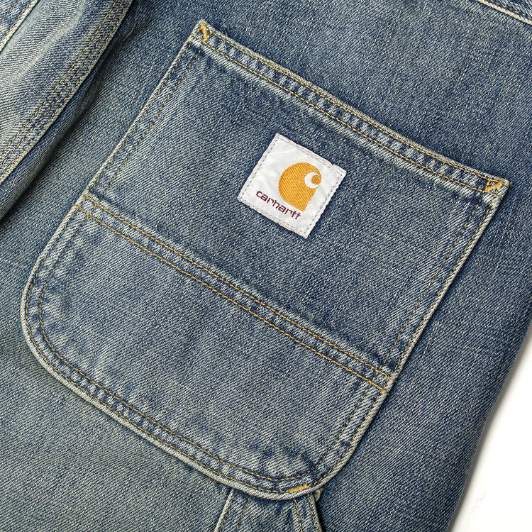 Carhartt WIP - Oakland Double Knee Pant&nbsp;
Style # I037533-014Q
Color : Blue (Worn Used Wash)