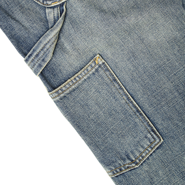 Carhartt WIP - Oakland Double Knee Pant&nbsp;
Style # I037533-014Q
Color : Blue (Worn Used Wash)