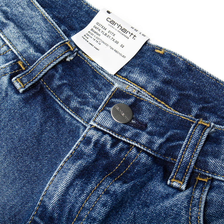 Carhartt WIP - Payson Pant
Style # I037534-017X
Color : Blue (Marble Used Wash)