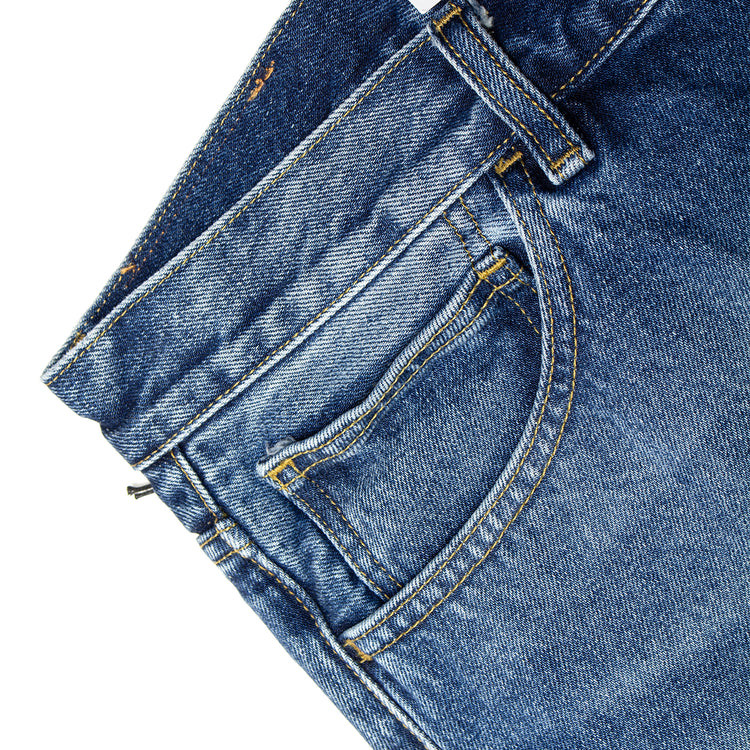 Carhartt WIP - Payson Pant
Style # I037534-017X
Color : Blue (Marble Used Wash)
