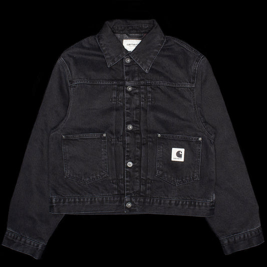 Carhartt WIP - Women's Belmar Jacket
Style # I037536-8906
Color : Black (Stone Washed)