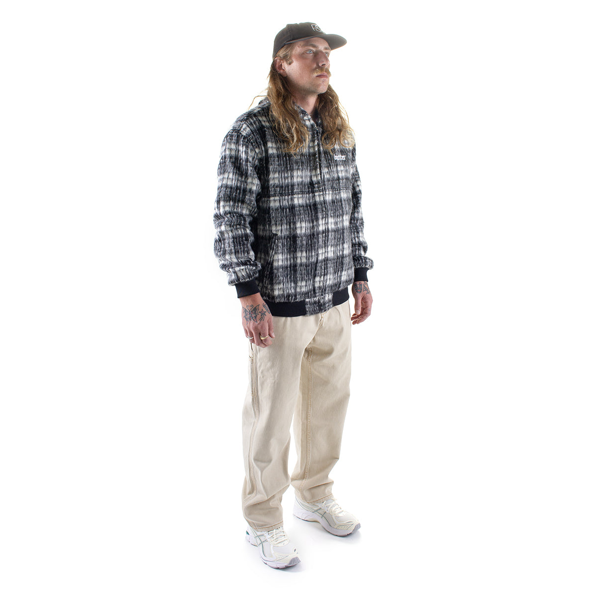 Butter Goods | Heavy Plaid Work Jacket
Color : Black / White