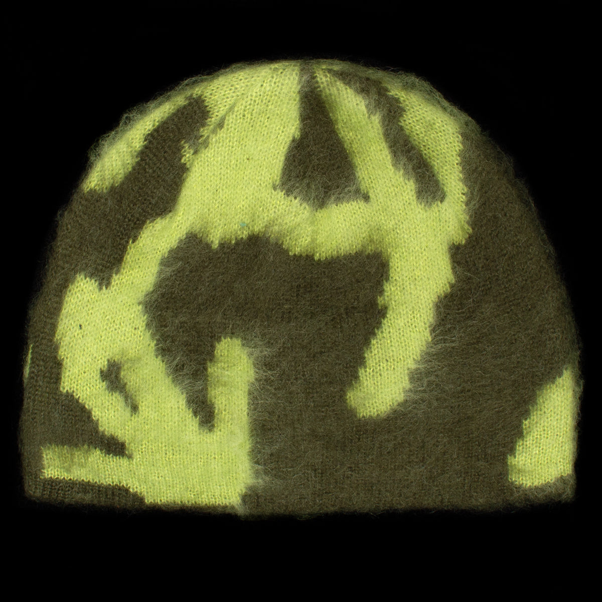 Gramicci - Mohair Burly Runningman Beanie
Style # G5FA-151
Color : Chartreuse