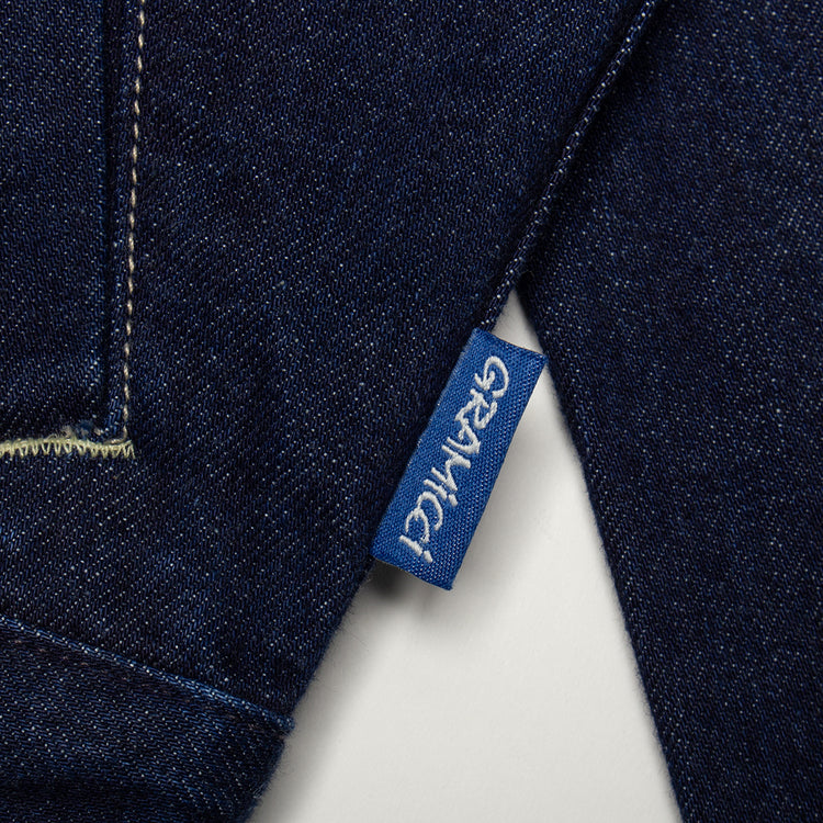 Gramicci - Japanese Slub Denim Jacket
Style # G5FM-J027
Color : Indigo