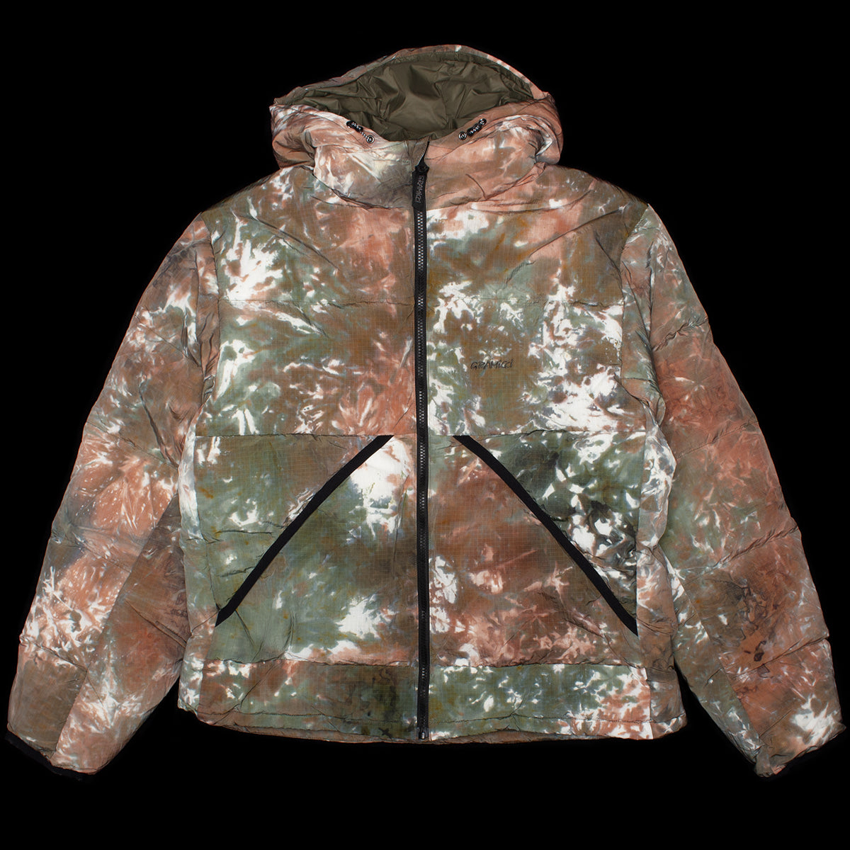 Gramicci - Down Puffer Hooded Jacket
Style # G5FU-J017
Color : Tie Dye