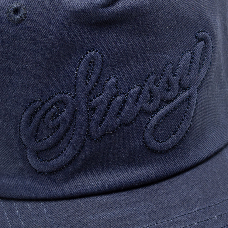 Stussy - Trucker Cursive Stitch Cap
Style # 1311189
Color : Navy