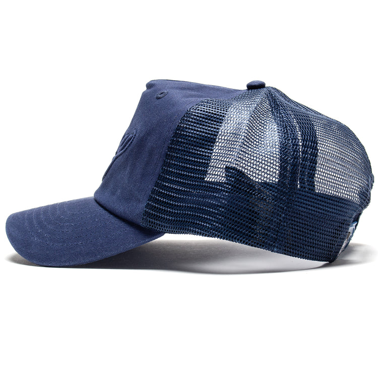 Stussy - Trucker Cursive Stitch Cap
Style # 1311189
Color : Navy