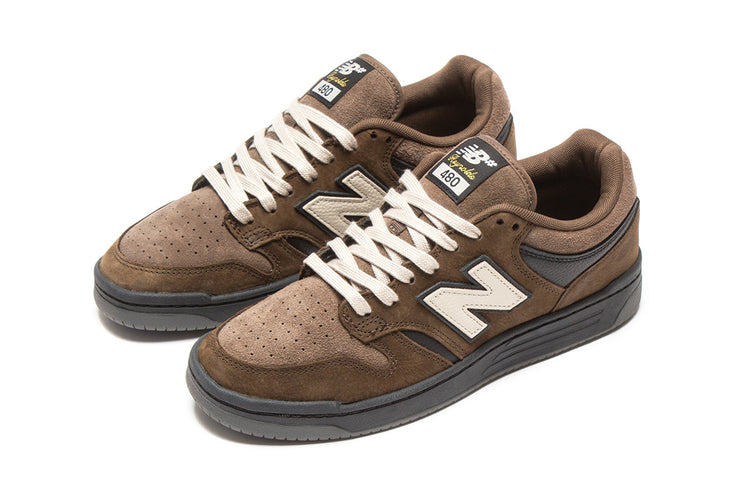 New Balance Numeric | 480 x Reynolds Style # NM480BOS Color : Brown / Black