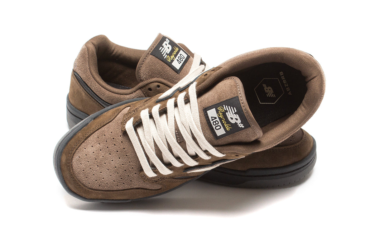 New Balance Numeric | 480 x Reynolds Style # NM480BOS Color : Brown / Black