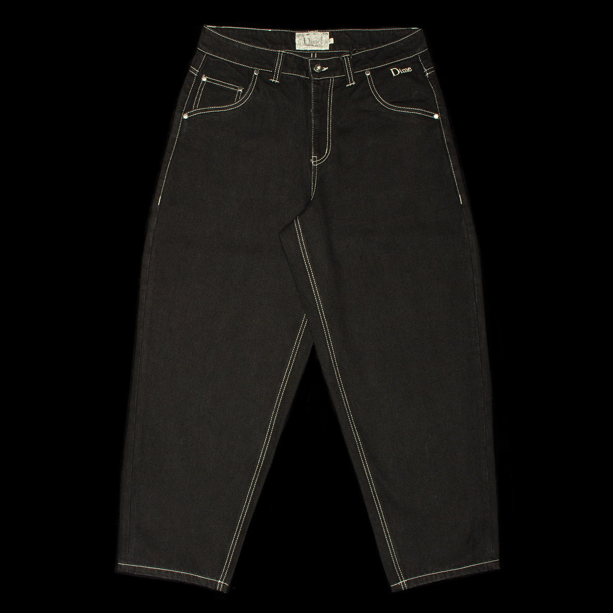 Dime | Classic Baggy Denim Pants
Color : Black