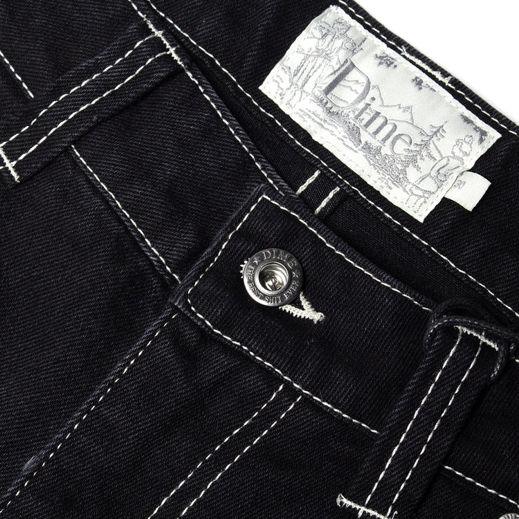 Dime | Classic Baggy Denim Pants
Color : Black